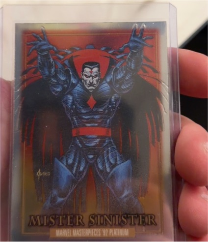2024 SkyBox Marvel Masterpieces '92 Platinum #58 Mister Sinister — front