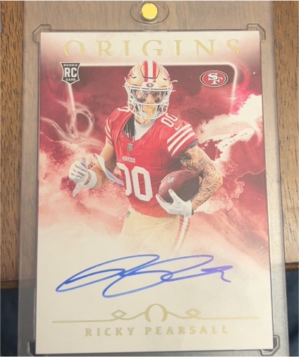 2024 Panini Origins #RAU-RPE Ricky Pearsall Rookie Autograph — front