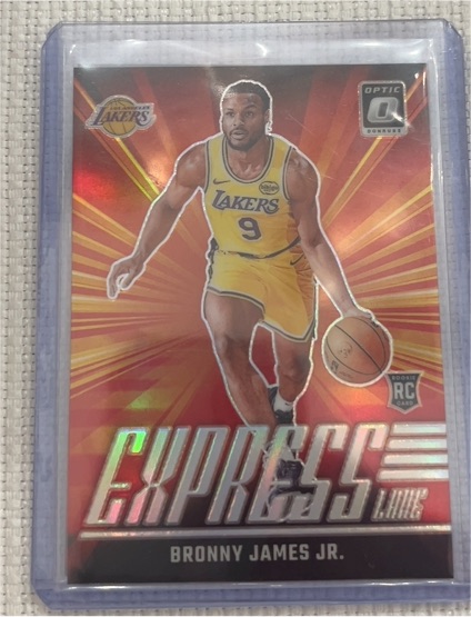 2024-25 Panini Donruss Optic #4 Bronny James Jr. Express Lane — front