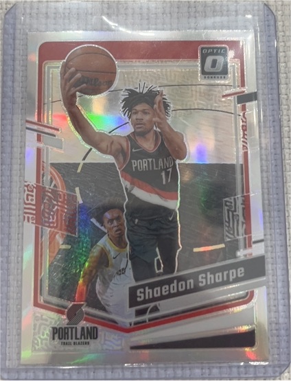 2023-24 Panini Donruss Optic #170 Shaedon Sharpe — front