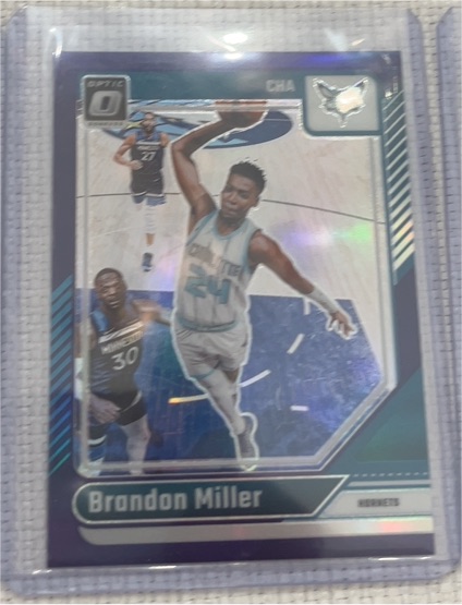 2024-25 Panini Donruss Optic #16 Brandon Miller — front