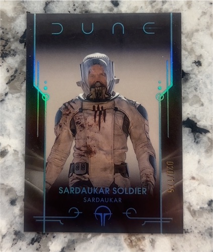 2024 Topps Chrome Dune #23 Sardaukar Soldier — front