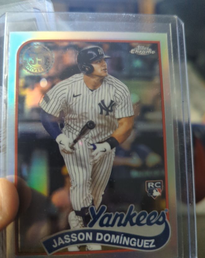 2024 Topps Chrome 1989 35th Anniversary #89CB-12 Jasson Domínguez — front