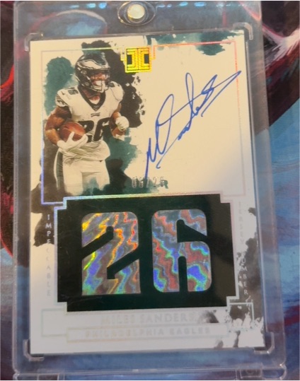 2020 Panini Impeccable #74 Miles Sanders — front