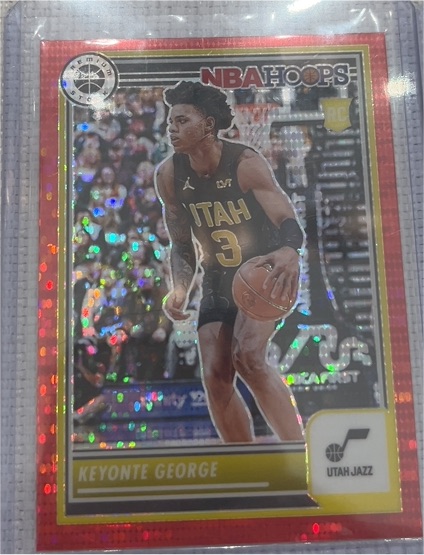 2023-24 Panini NBA Hoops Premium Stock #98 Keyonte George — front