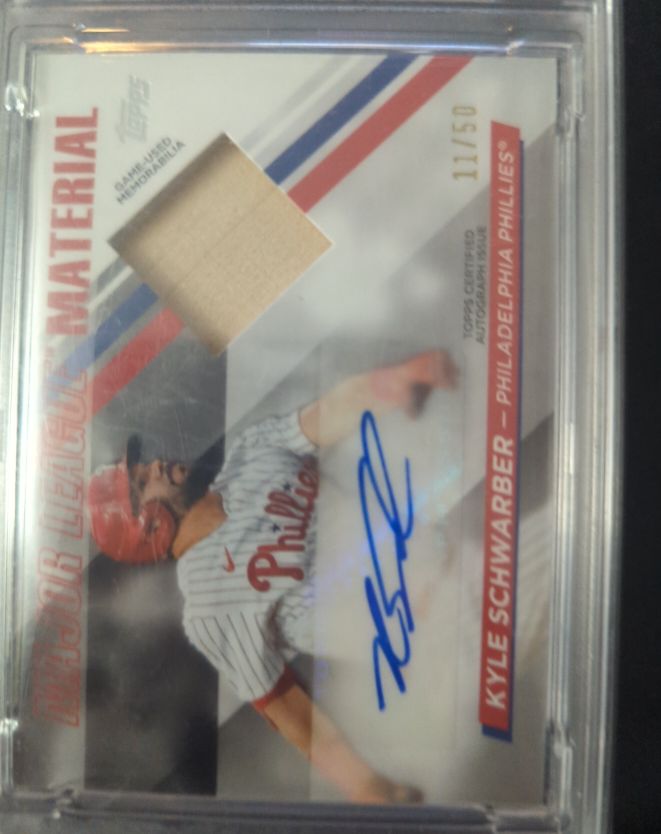 2024 Topps Major League Material #MLM-KS Kyle Schwarber — front