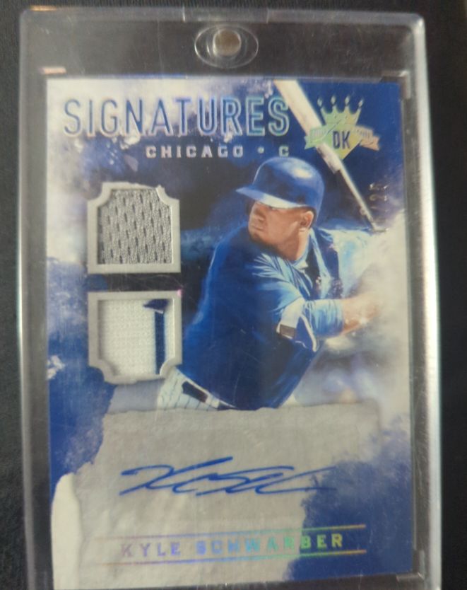 2016 Panini Diamond Kings Rookie Material Signatures #RSKS Kyle Schwarber — front