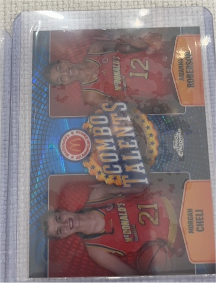 2024 Topps Chrome McDonald's Combo Talents #COT-MOR Morgan Cheli & Arianna Roberson — front
