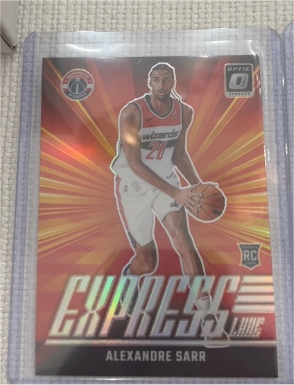 2024-25 Panini Donruss Optic #11 Alexandre Sarr Express Lane — front
