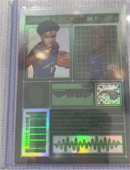 2025-26 Topps #SS-50 Jase Richardson Scan and Slam Orlando Magic — front