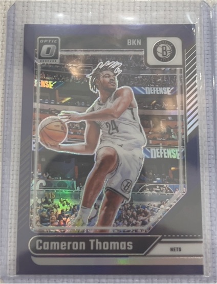 2024-25 Panini Donruss Optic #80 Cameron Thomas — front