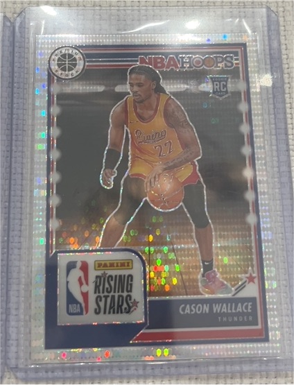 2023-24 Panini NBA Hoops Premium Stock #281 Cason Wallace — front