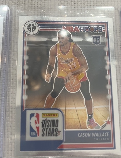 2023-24 Panini NBA Hoops Premium Stock #281 Cason Wallace — front
