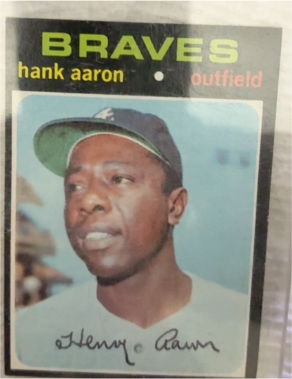 1971 Topps #400 Hank Aaron — front