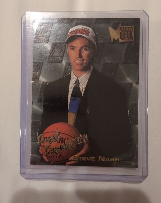 1996-97 Fleer Metal #138 Steve Nash Fresh Foundation Rookie — front