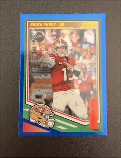 2025 Panini Score #47 Brock Purdy — front