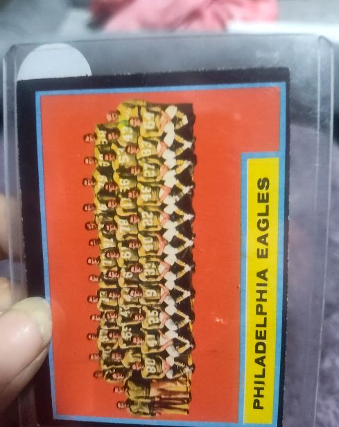 1962 Topps #126 Philadelphia Eagles Team Card — front