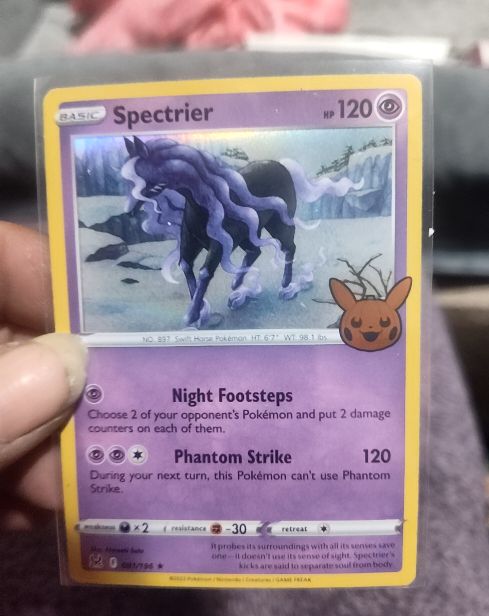 2023 Pokémon Trick or Trade #81 Spectrier — front