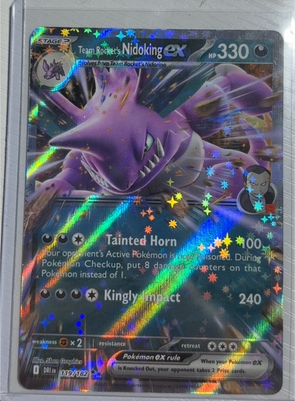 2022 Pokémon TCG SV10: Destined Rivals #119 Nidoking ex — front