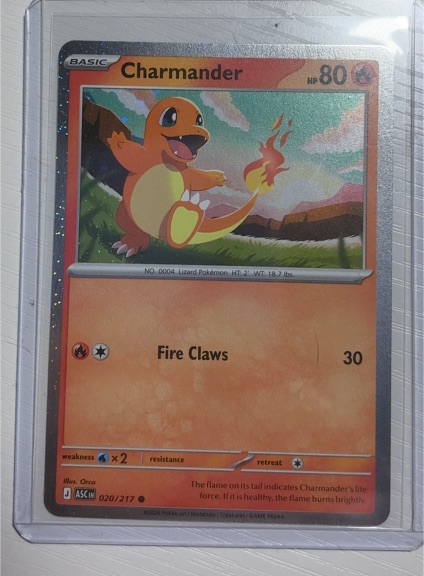 2023 Pokémon Ascended Heroes #20 Charmander — front
