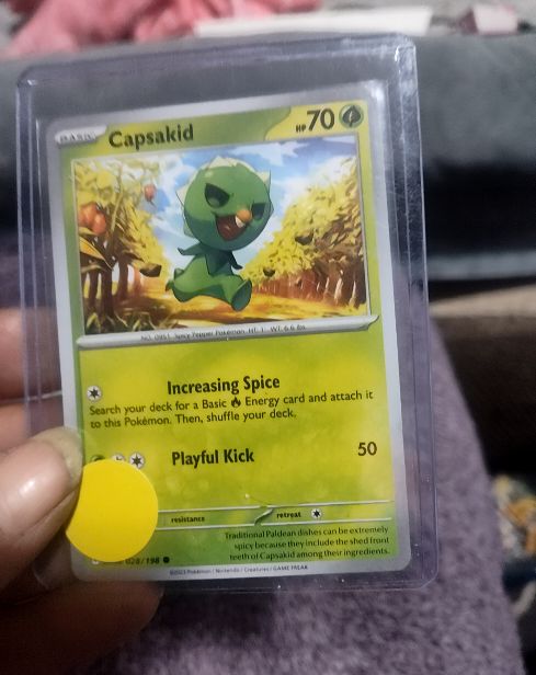 2023 Pokémon SV01: Scarlet & Violet Base Set #028 Capsakid — front