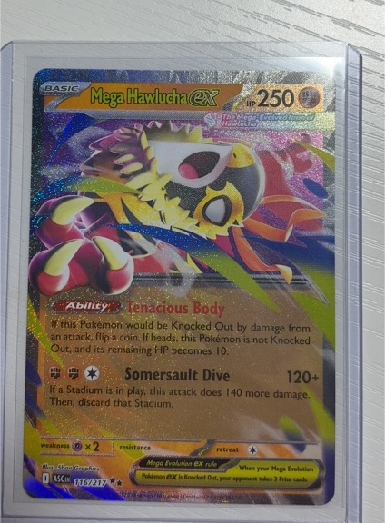 2020 Pokémon Mega Hawlucha ex #116 — front