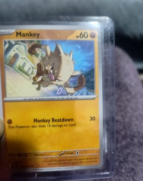 2024 Pokémon Scarlet & Violet Paldean Fates #45 Mankey — front