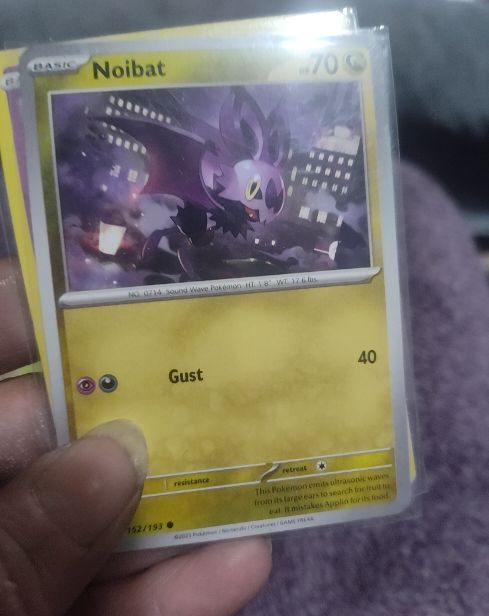 2023 Pokémon Scarlet & Violet Paldea Evolved #152 Noibat — front