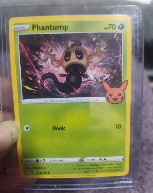2022 Pokémon Lost Origin #016 Phantump — front