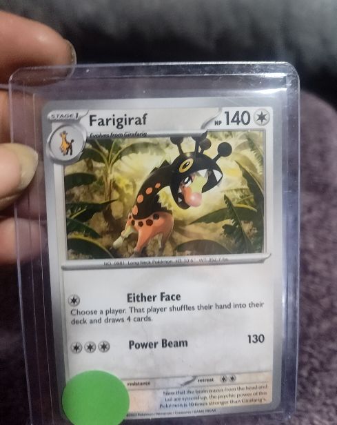 2023 Pokémon 155/193 Farigiraf — front