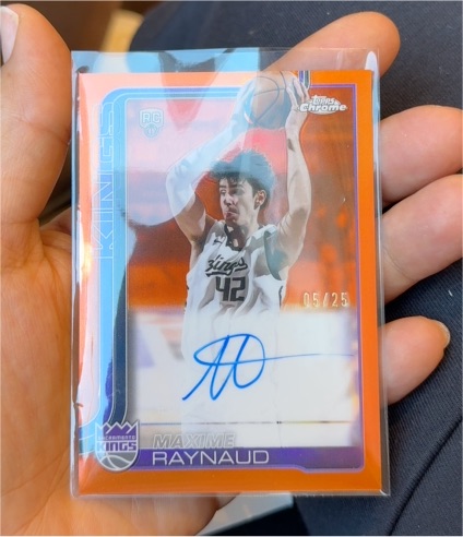 2025-26 Topps Chrome #TCAR-MR Maxime Raynaud — front