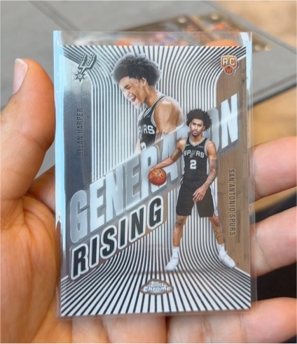 2025-26 Topps Chrome #GR-2 Dylan Harper Generation Rising Rookie — front