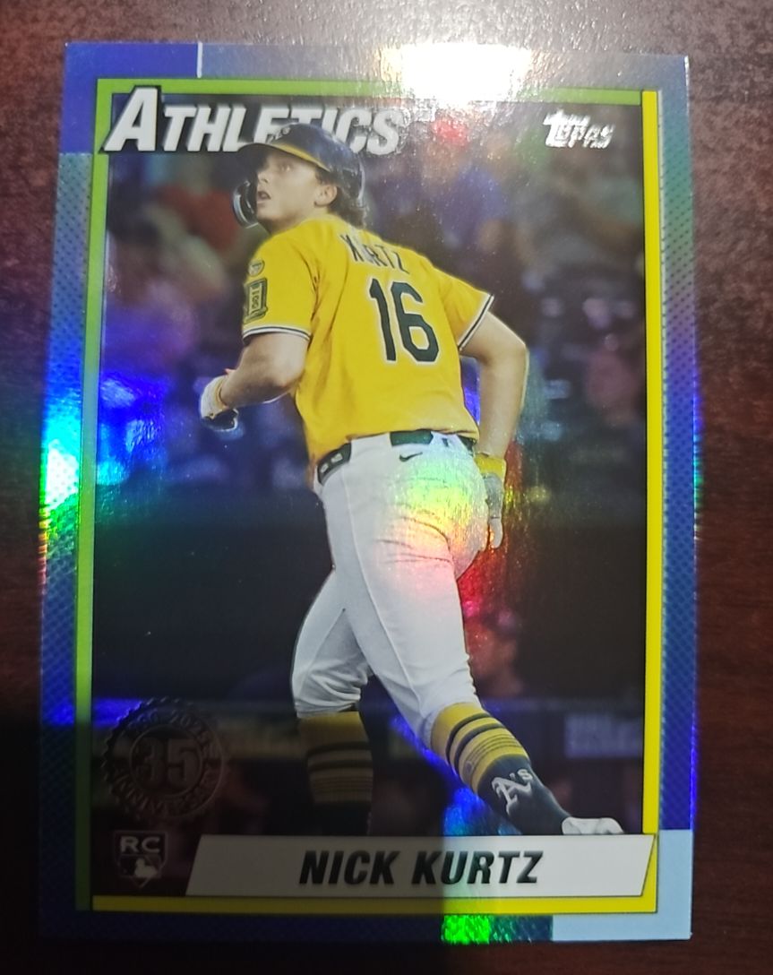 2025 Topps Update #U90-17 Nick Kurtz — front