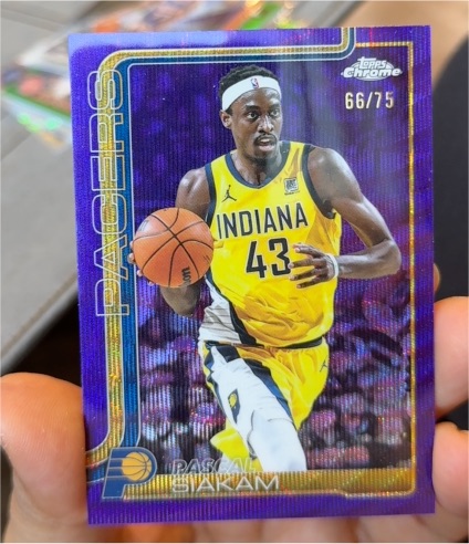 2025-26 Topps Chrome #66 Pascal Siakam — front