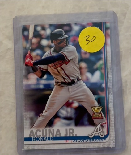 2019 Topps Series 1 #1 Ronald Acuna Jr. All Star Rookie Cup — front