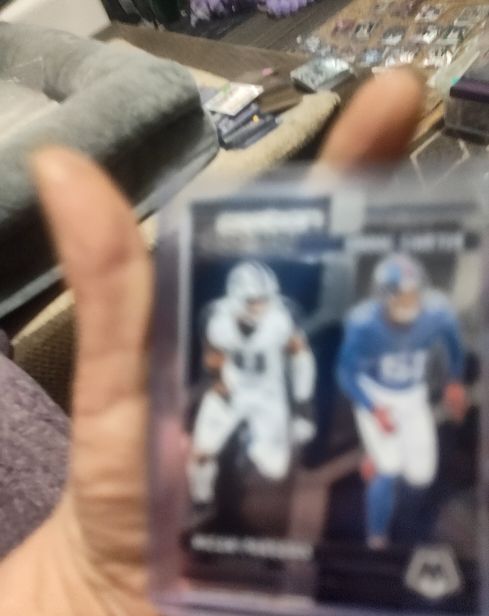 2022 Panini Zenith Thunder and Lightning Football Card — front