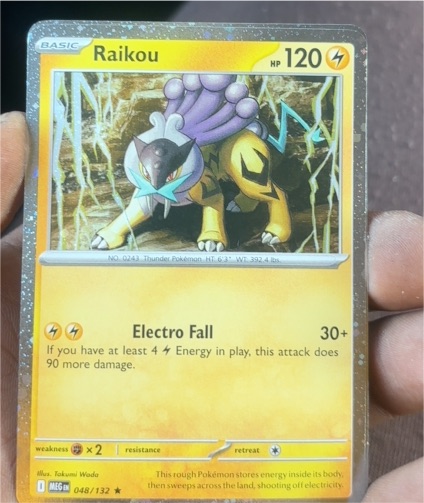 2025 Pokemon ME01: Mega Evolution #048 Raikou — front