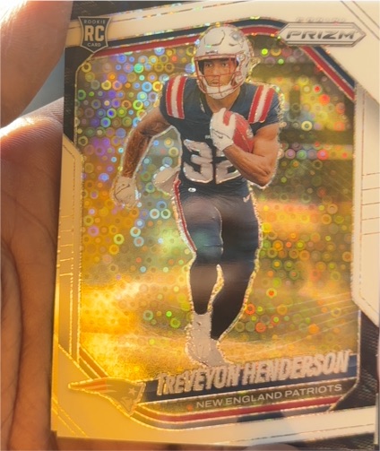 2025 Panini Prizm #343 Treveyon Henderson — front