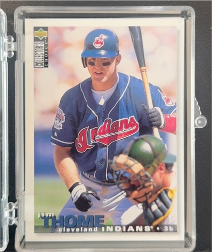 1995 Upper Deck Collector's Choice #268 Jim Thome Cleveland Indians — front