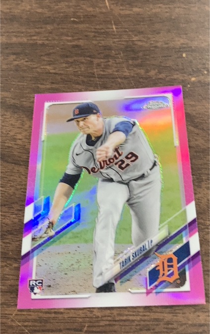 2021 Topps Chrome #103 Tarik Skubal — front