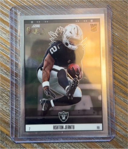 2025 Panini Select Score #2 Ashton Jeanty — front