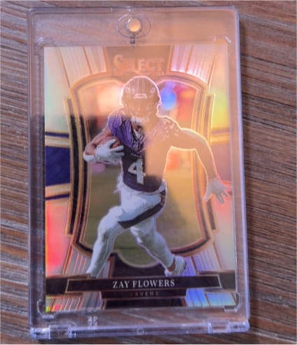 2023 Panini Select Draft Picks #17 Zay Flowers — front