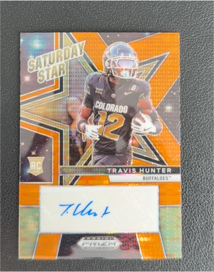 2025 Panini Prizm Draft Picks Saturday Star #SSS-THR Travis Hunter — front