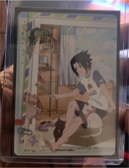 2022 Kayou Naruto Heavens Scroll Series 1 #NRSA01-PU-005L4 Sasuke Uchiha — front