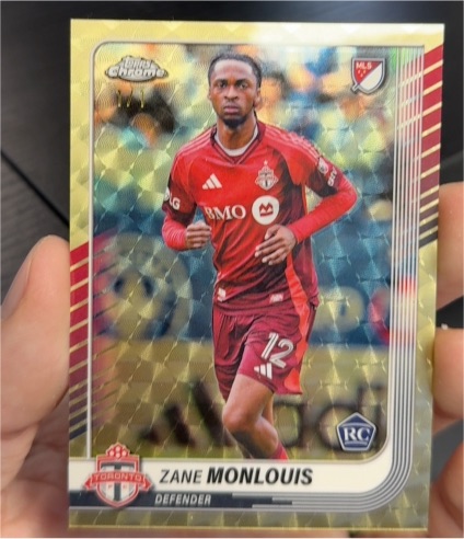 2025 Topps Chrome MLS #19 Zane Monlouis — front