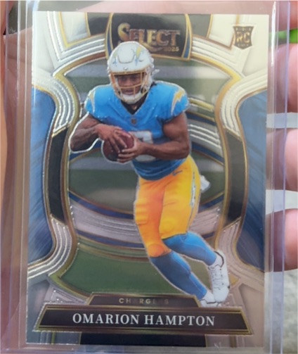 2025 Panini Select #2 Omarion Hampton — front