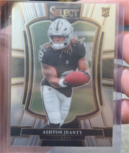 2025 Panini Select #104 Ashton Jeanty Premier Level Rookie — front
