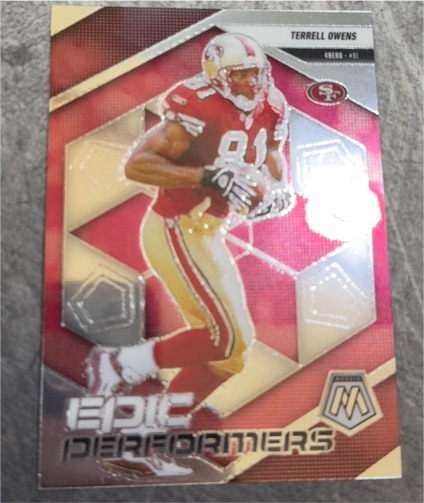 2025 Panini Mosaic #18 Terrell Owens — front