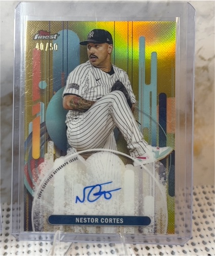 2025 Topps Finest #FA-NC Nestor Cortes — front