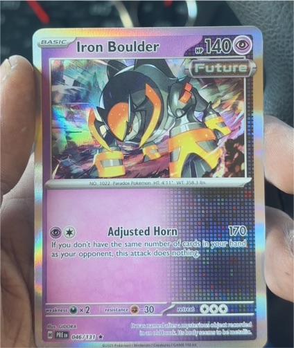 2025 Pokémon #046 Iron Boulder — front